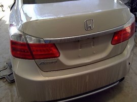 2014 HONDA ACCORD, TAN, EX-L, 2.4L, AT,   A25106